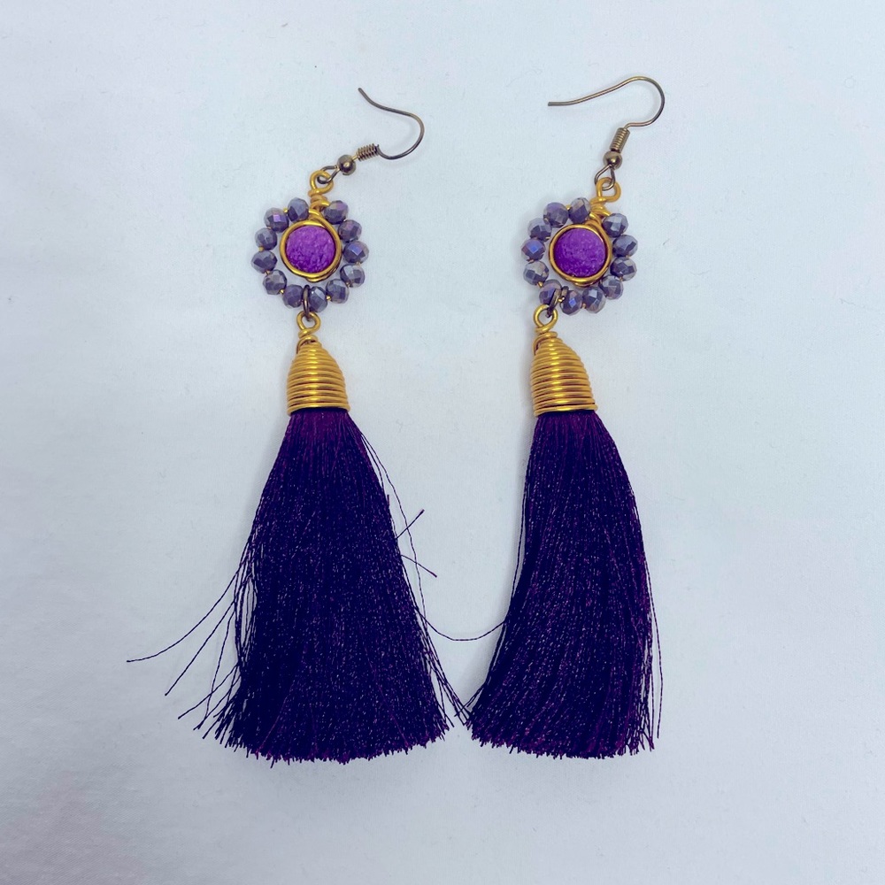4.5” tassel earrings